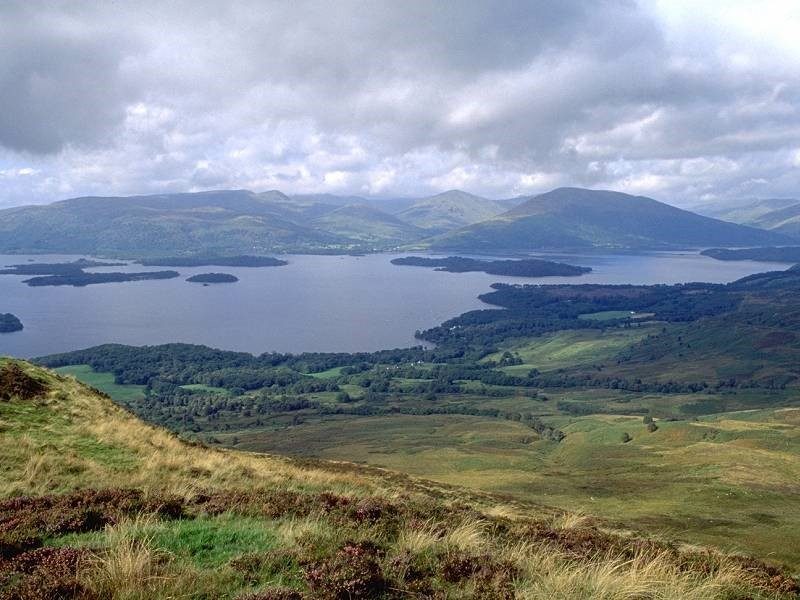 View across Loch Lomond from Glen Luss Horseshoe
